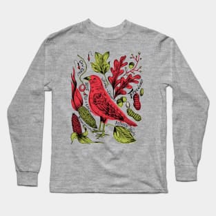 Red Crow Art Long Sleeve T-Shirt